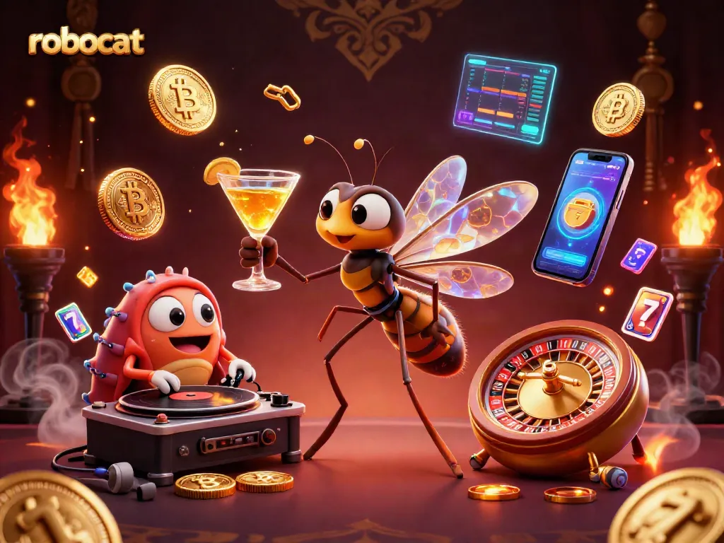 Experience captivating gameplay with robocat casino mascot promoting excitement and fun.